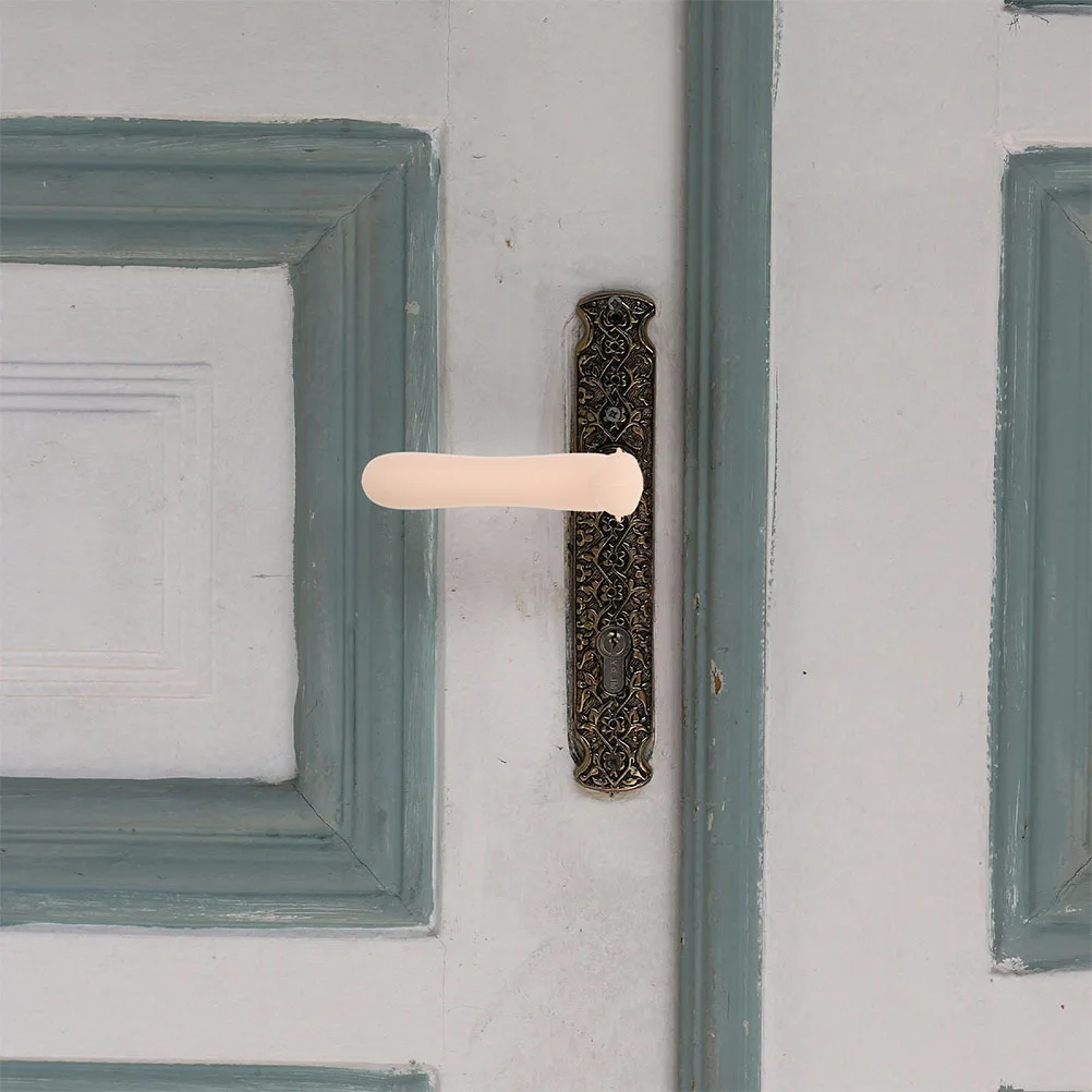 

2Pcs Door Handle Protective Cover Silicone Anti-Collision Grip for Home Safety Baby Proofing Door Knob Wall Protector