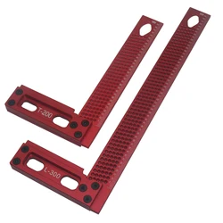 165/265mm Square T-type Scriber Mark Measurement Aluminum Alloy Precision Cross-Calibration Ruler Woodworking Tools