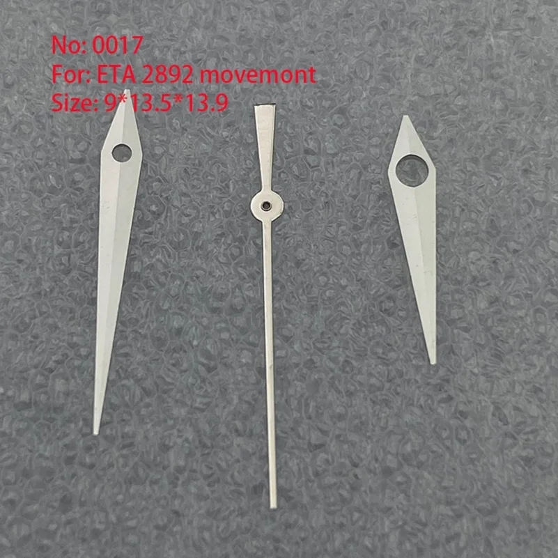 時計アクセサリーはのための適切な2824 2834 2846 2892運動の時計ポインターサイズ9ミリメートル × 13.5ミリメートル × 13.9ミリメートルアクセサリー時計の針