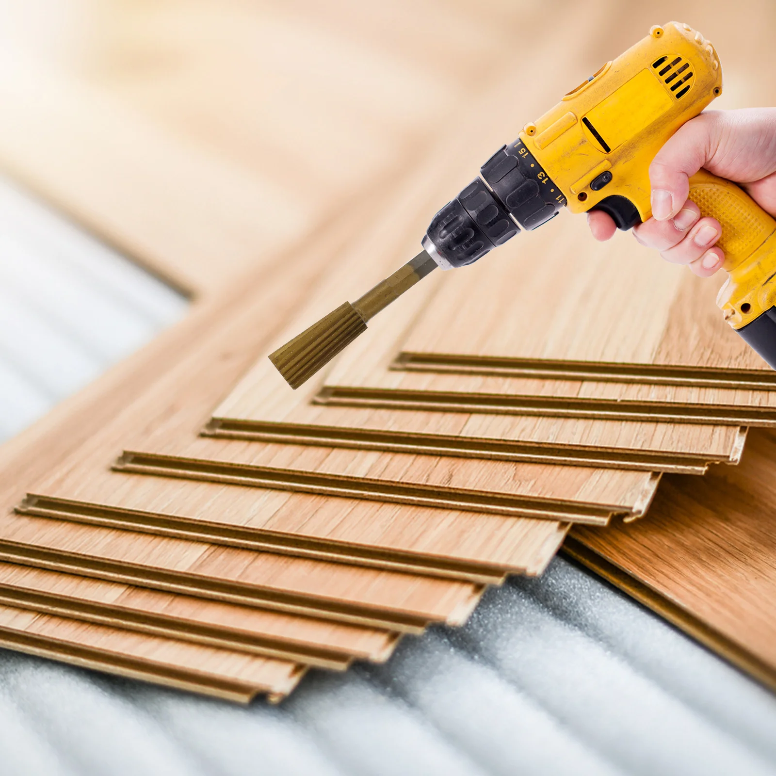 

5Pcs Rotary File Kit High-Speed Steel Woodworking Burrs Set 6.35mm Hex Shank Engraving Carving Drilling Grinding Tool