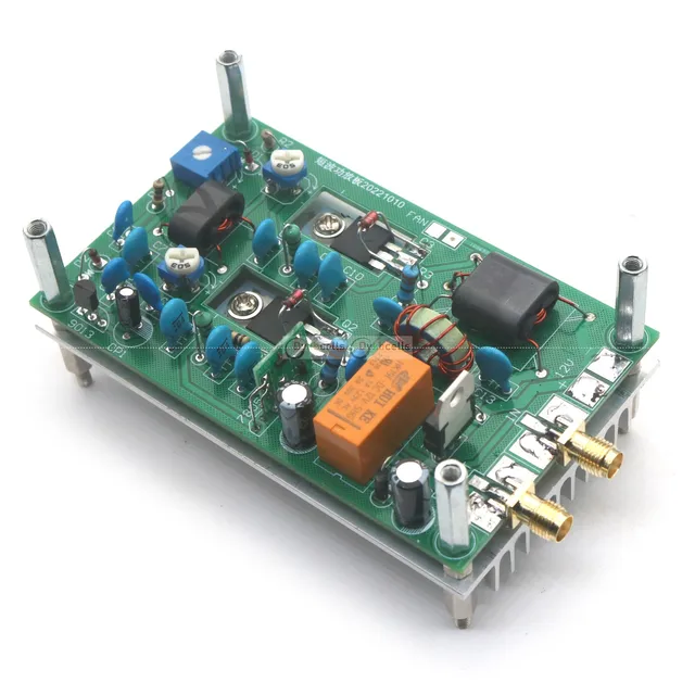 3-28MHz 30W o krótkiej fali RF płyta wzmacniacza zasilania CW SSB liniowy RF rampa wysokiej HF stacja krótkofalowa 7MHz 13.56MHz sygnał RFID