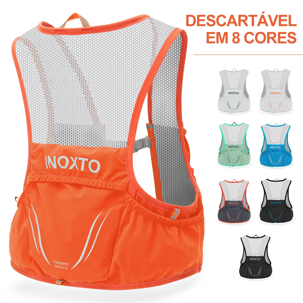 INOXTO 2022 nova mochila de corrida leve colete hidratante ciclismo maratona caminhada ultra-leve portátil 2.5L