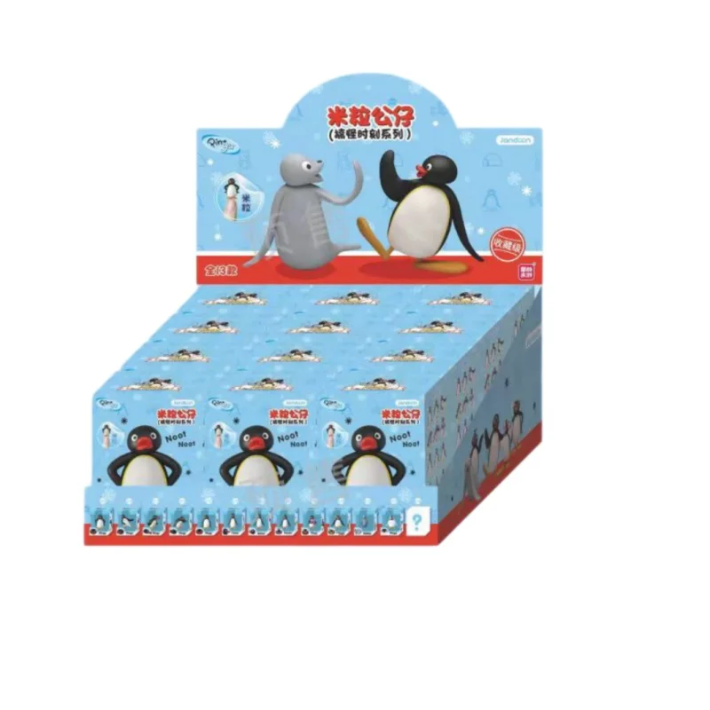 JANDOOM Original Pingu Anime-Figuren Modell Reiskorn-Puppe Kreative Peripherie-Spielzeuge Desktop-Ornament Sammlerstücke Geschenke – Detail 1