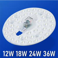 Super bright LED PANEL Circle Ring Light SMD2835 12W 18W 24W 36W AC 220V LED Round Ceiling decoration Ceiling Lamp LED module