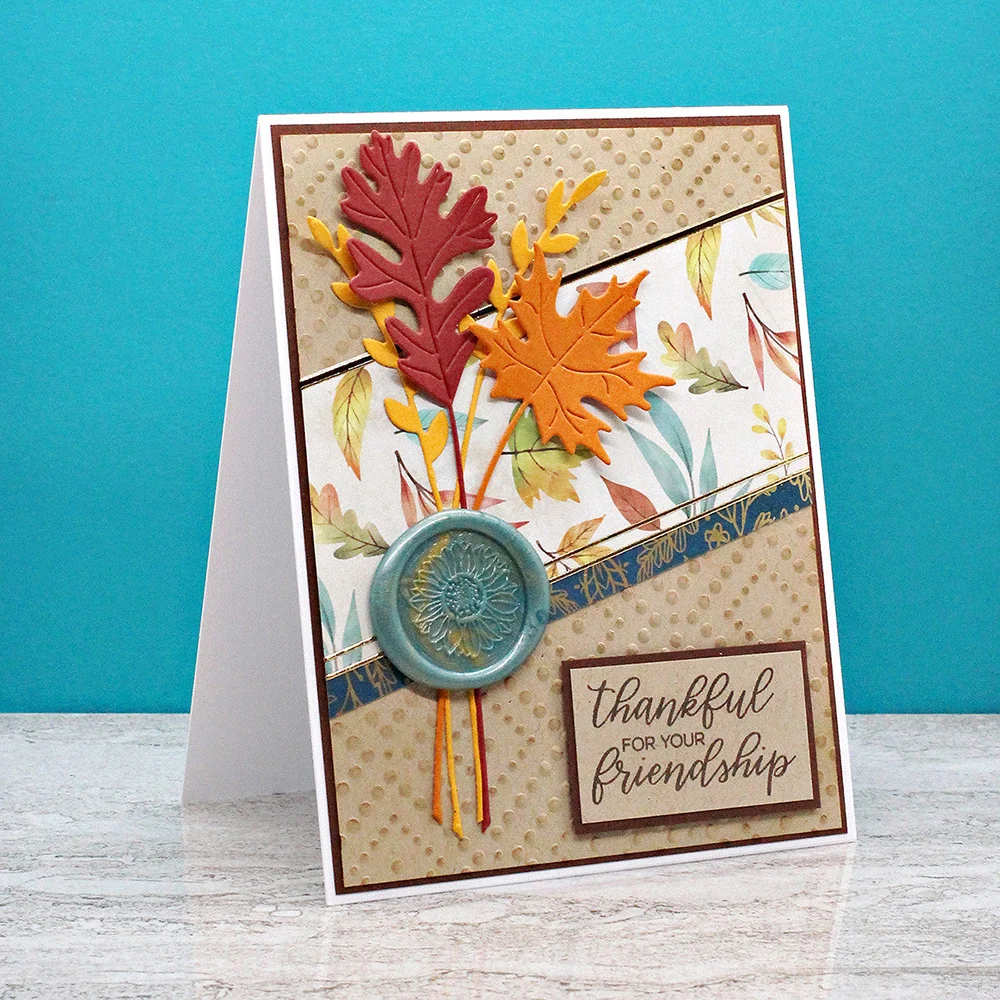 Autumn Sealed Sprigs Eiched Dies Wildflower Sunflower Serenade Dies for DIY Scrapbook Photo Album Decoration Card Making Crafts