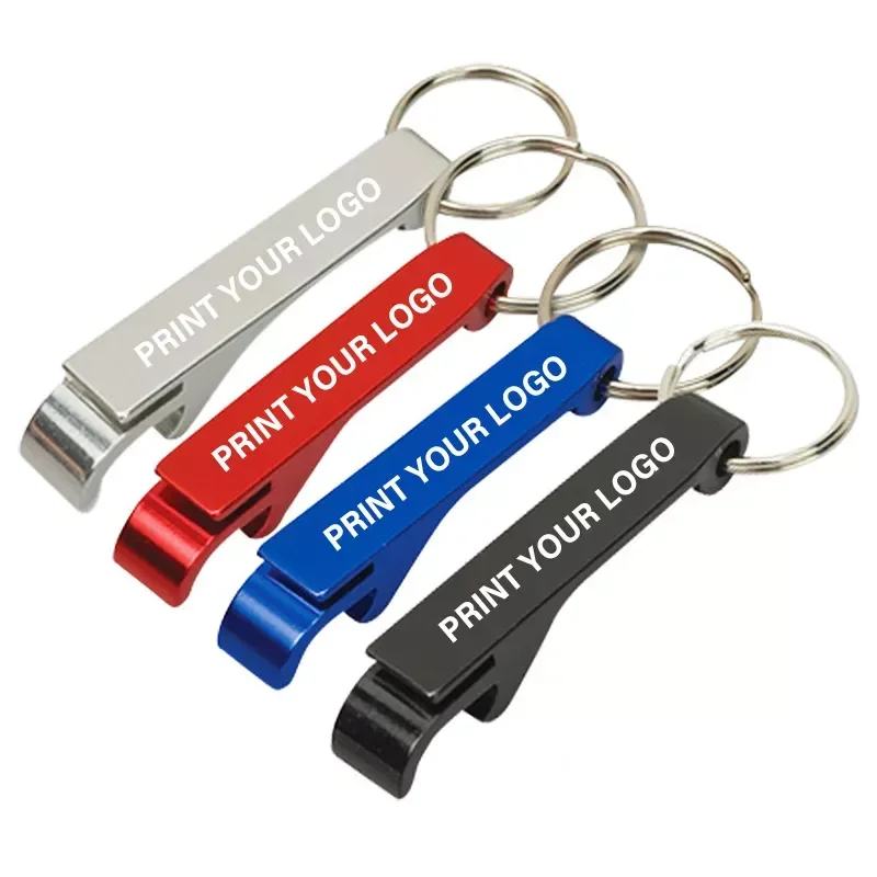 Aluminum Alloy 4 in 1 Key Chain Drop Shipping Metal Opener Beer Can Tab Opener Shotgun Tool