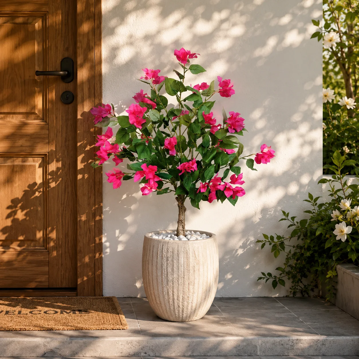 Artificial Bougainvillea Floor Plant 4