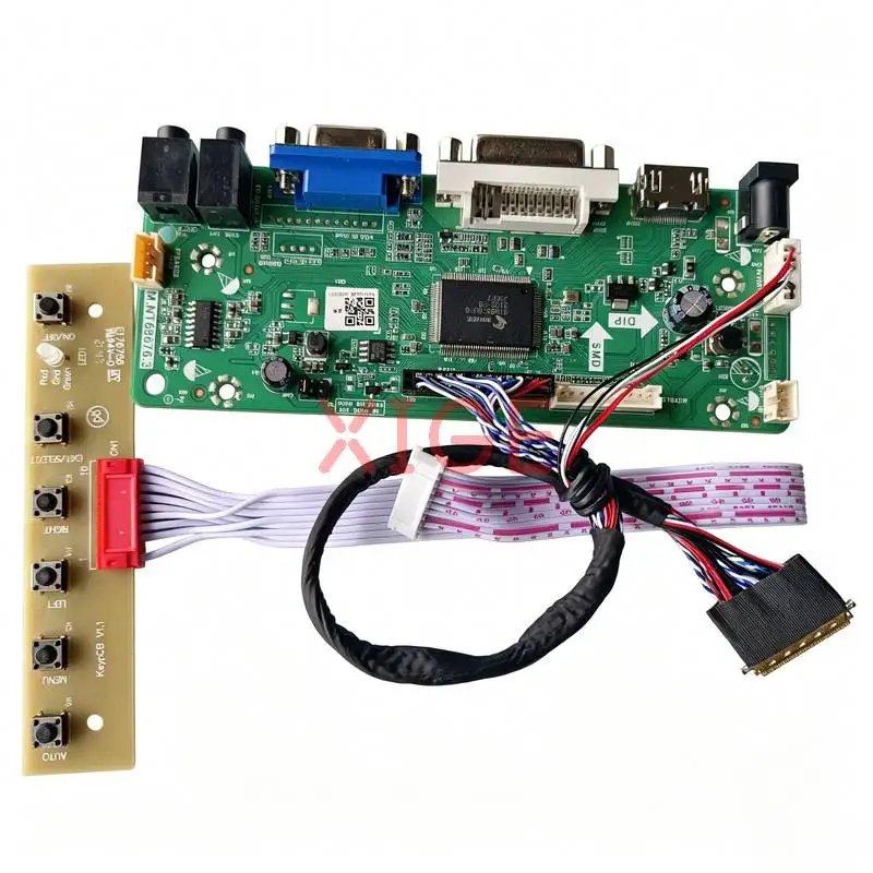 For CLAA133UA01 LP133WD1 LP133WD2 N133FGE Controller Drive Board Kit DIY Laptop Panel LVDS 40-Pin 1600*900 VGA DVI HDMI 1600x900