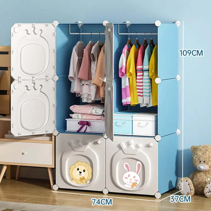 Cupboard Organizer Wardrobe Partitions Portable Living Room Foldable Open Minimalist Closet Modern