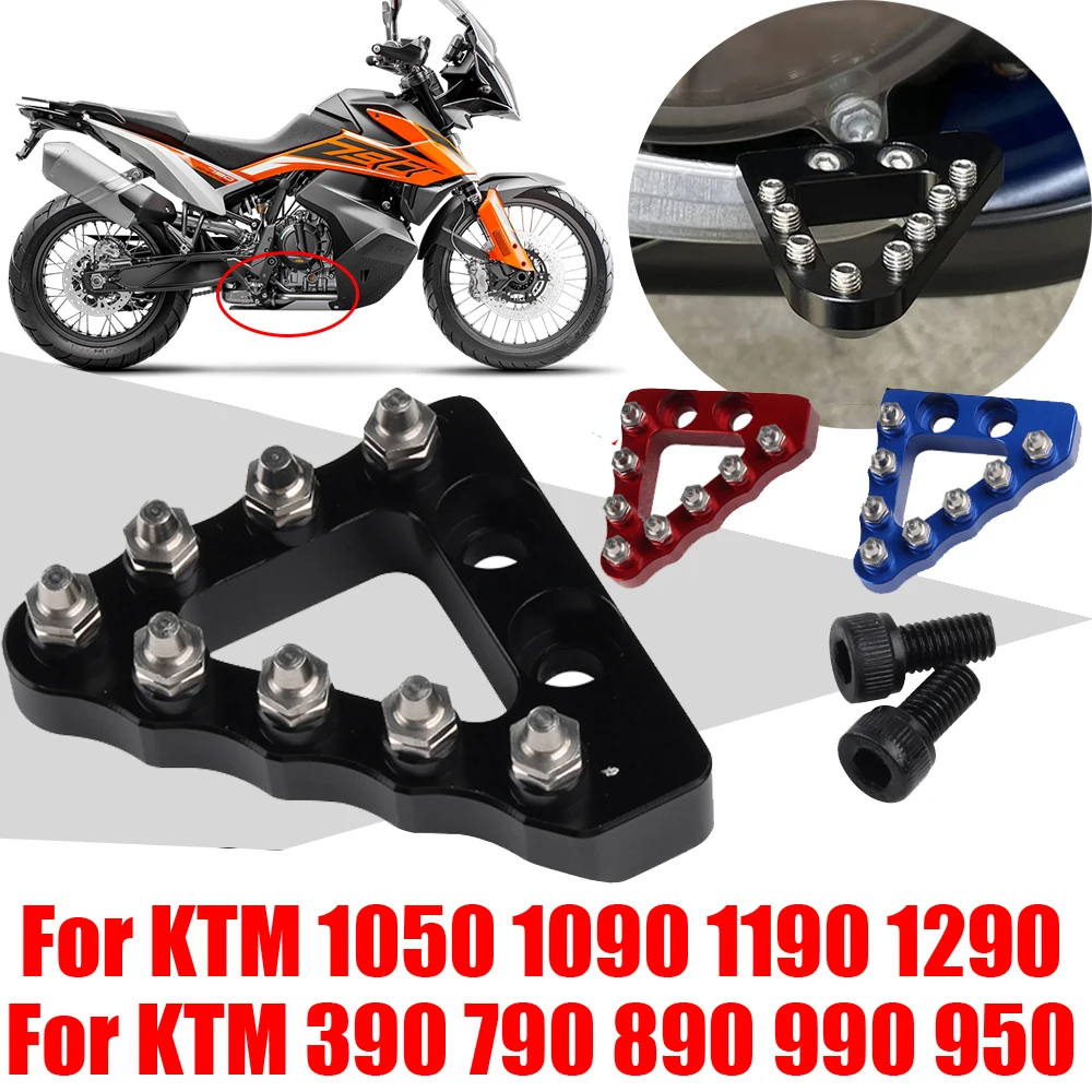 For KTM 390 790 890 990 950 1050 1090 1190 1290 Super Adventure R S T 690 Enduro SMC Accessories Rear Brake Pedal Step Tip Plate