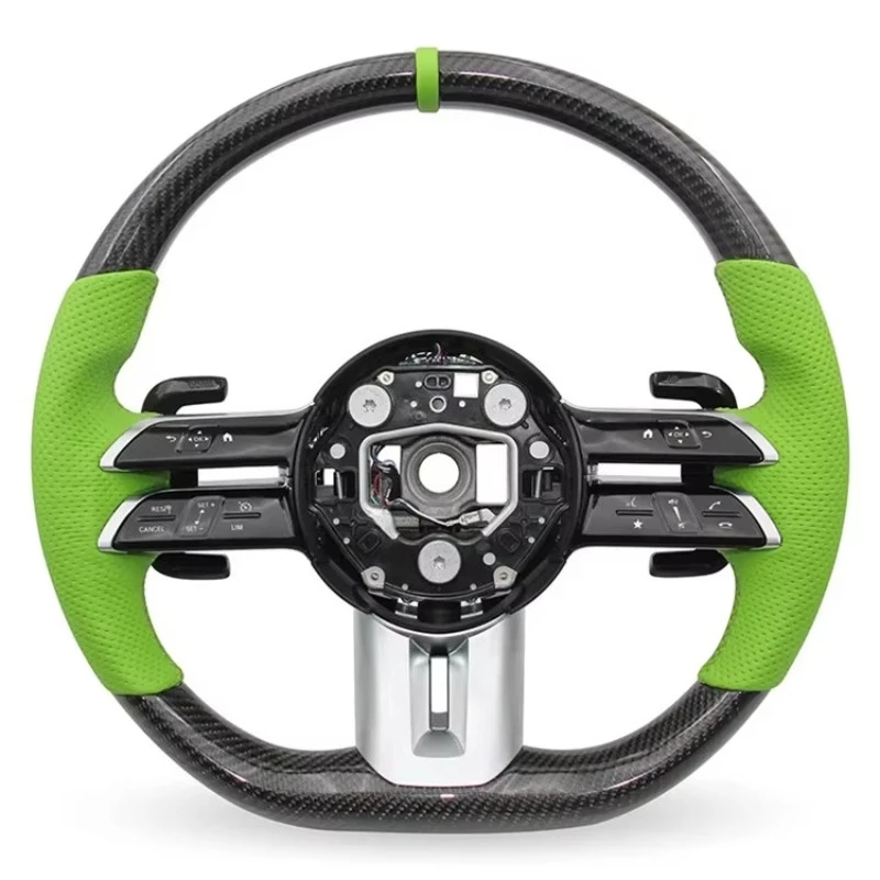

Steering Wheel Old Change New Carbon Fiber Dragonfly Assembly A180 LC200 LE300