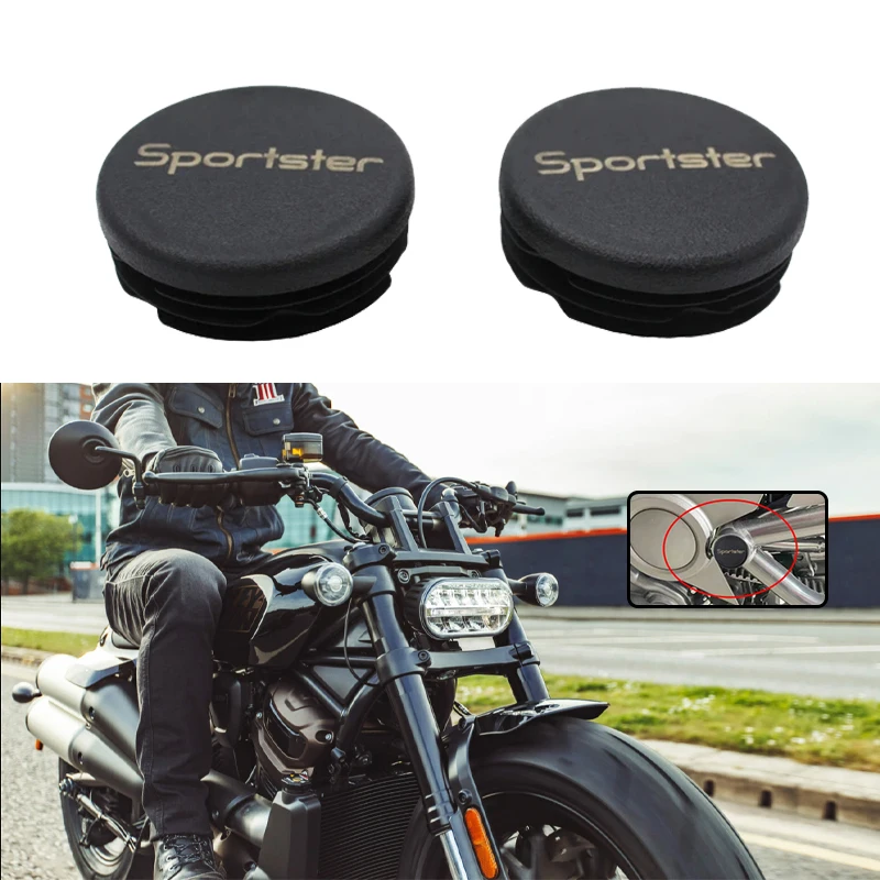 

2 шт. заглушки для отверстий в раме, набор декоративных заглушек для рамы, подходит для мотоцикла Harley Sportster S 1250 RH1250S RH1250 2021 2022