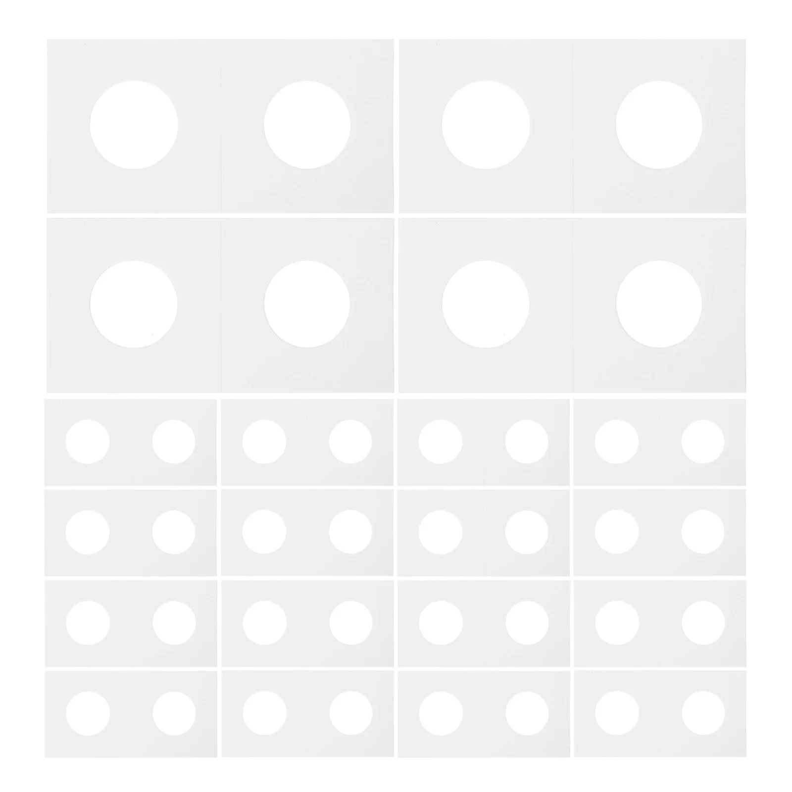 100 قطعة عملة ورقية تقلب حامل العملات المعدنية تخزين متعدد الأغراض للعملات المعدنية والمجوهرات والطوابع والمقتنيات منظم العملات المعدنية #2