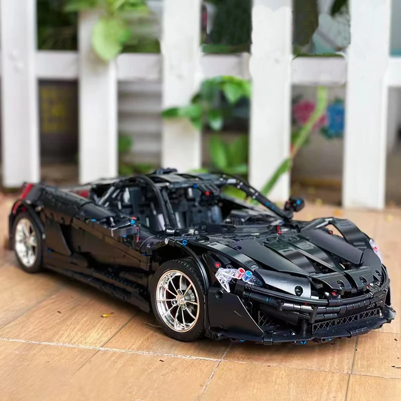 MOULD KING Technical Sport Car Building Block City P1 Super Hypercar Racing Vehicle Brick Model Toys For Kid Birthday Gift MOC