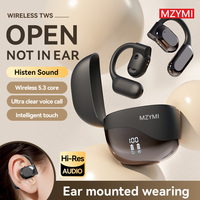MZYMI M62 True Wireless Open Ear Earbuds Bluetooth 5.4 Earbuds Sport Earphone,Touch Control HiFi Stereo Sound Super Long Endur