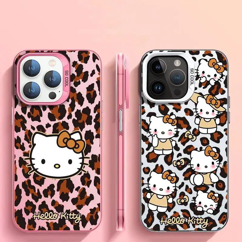 Cartoon Hello Kitty Case For Apple iPhone 11 13 15 Pro Max 14 Plus 12 16 Phone Cover Silicone Shell Shockproof Protective Funda