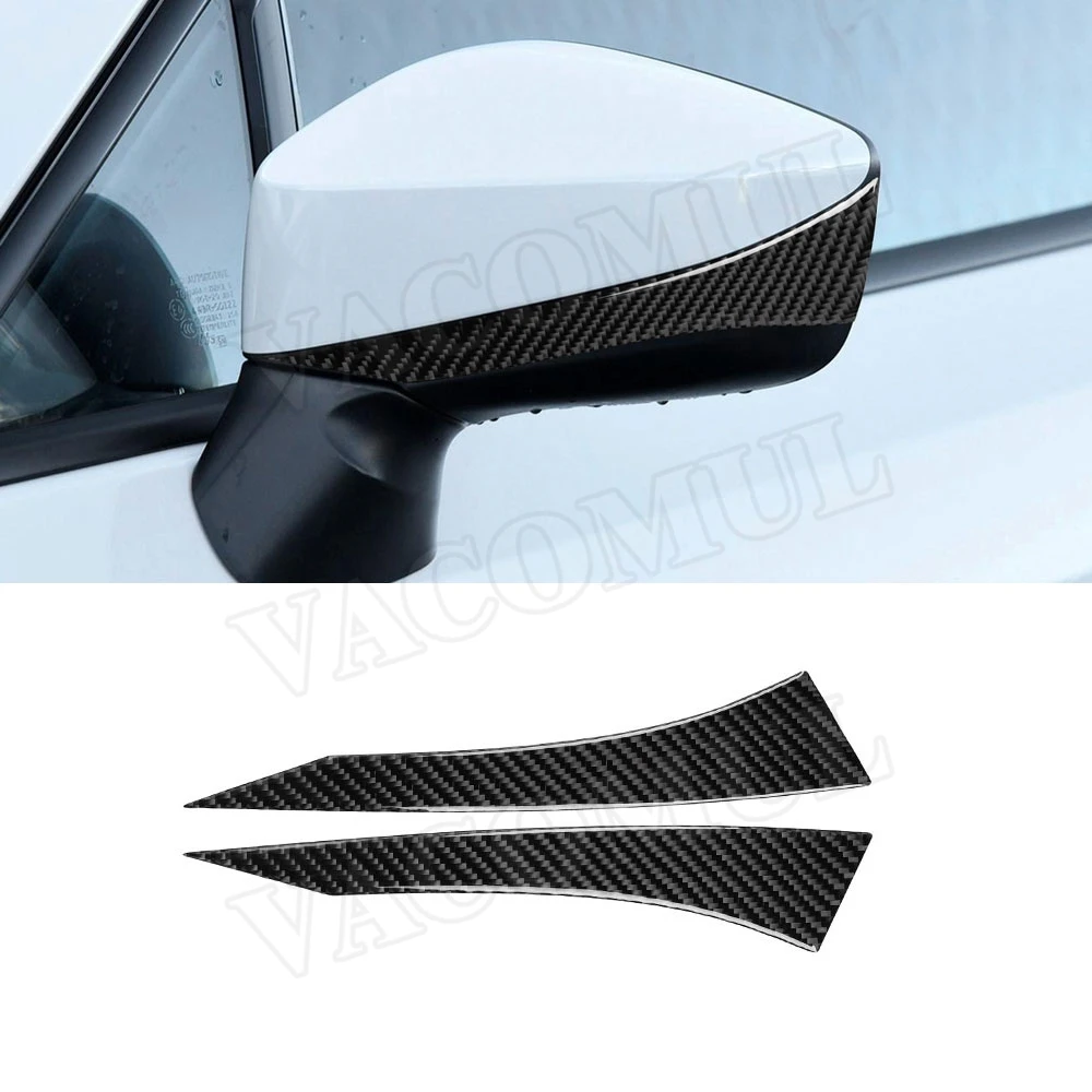 

Carbon Fiber Car Rearview Mirror Cap Trim Cover Mouldings Anti collision Stickers For Toyota GT86 FT86 ZN6 Subaru BRZ 2013-2020