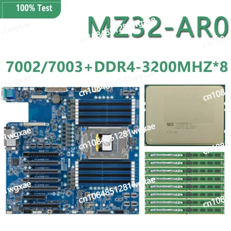 

E-ATX Server Motherboard MZ32-AR0 Supports EPYC 7402P 7452 7V12 7352 7302 7282 7272 7262 7252 7D12/16 Bit RAM DDR4