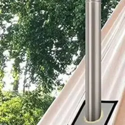 Approx.24*24cm Camping Tent Stove for durable For Fireplaces For Tent Wood Stoves High Temperature Resistant Replaceable