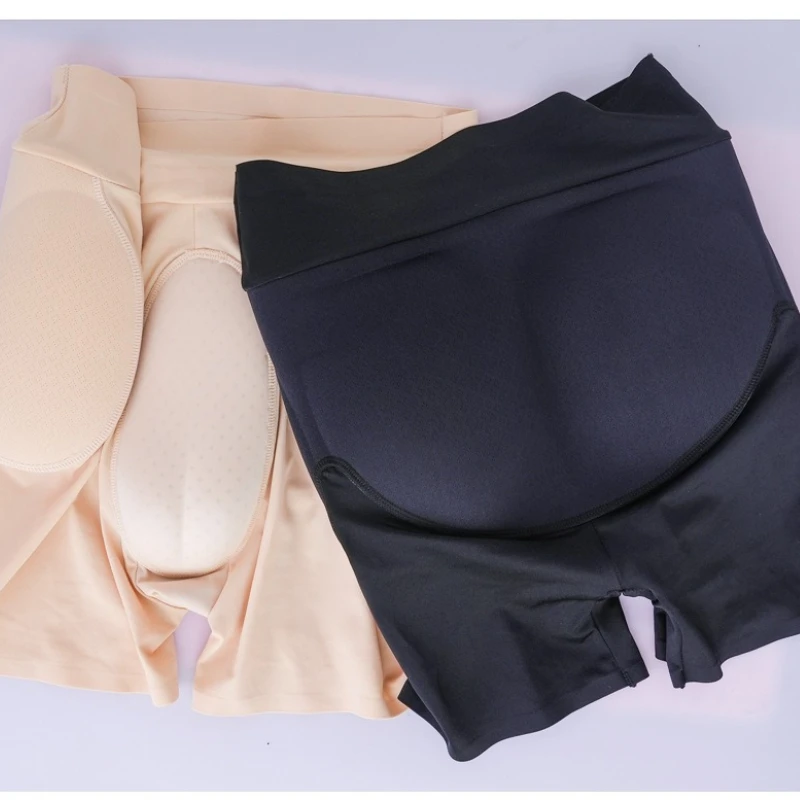 Men Sexy Camel Toe Underwear With Plump Buttocks Hip Pad Panties Anti-Wear Hiding Gaff Boxers Sissy Lingerie Feminization
