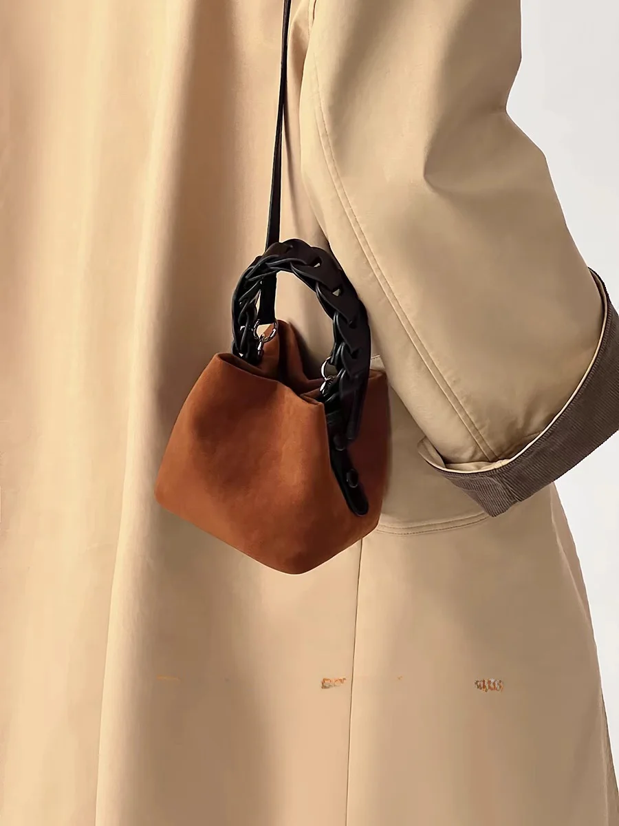 

Original Xuan Liang Bag Buet ape oulder Crossbody Bag Women's Faion Briti Sle Handwoven Soft PU Leather Tote Bag