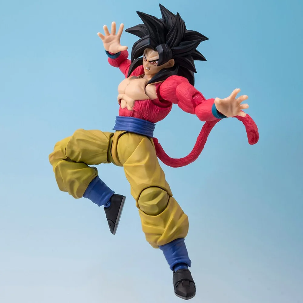 Super Ssj4 Figuras Dragon Ball Z Son Goku Action Figure Toys Anime Saiyan 4 Figurine 16cm Collection Movable Model Children Gift