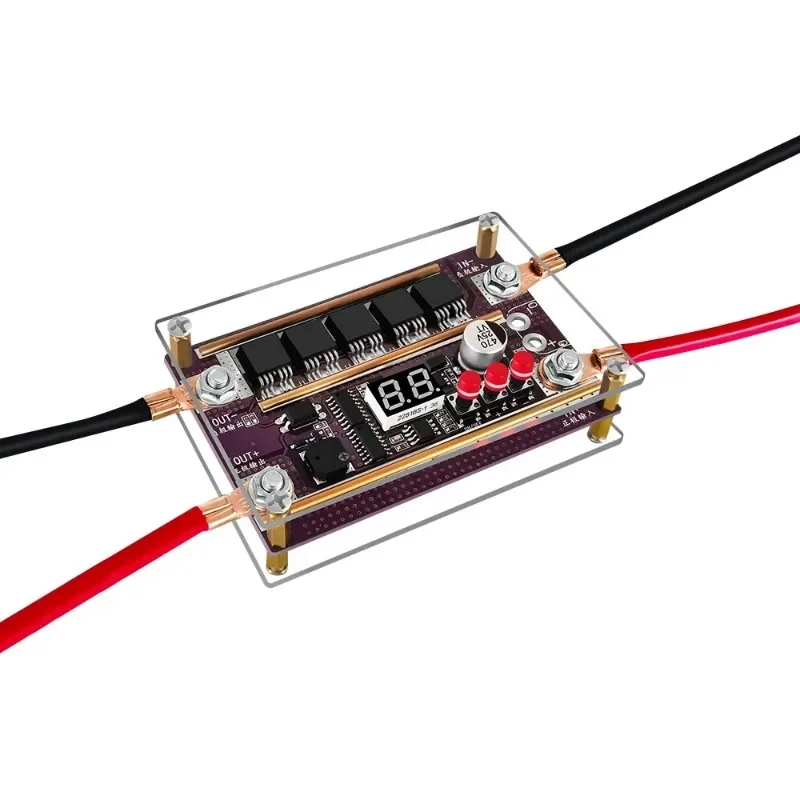 18650 بطارية ليثيوم ورقة النيكل 0.1-0.3mmK99 ماكينة لحام نقطي عدة الطاقة الرقمية ماكينة لحام نقطي لوحة تحكم #4