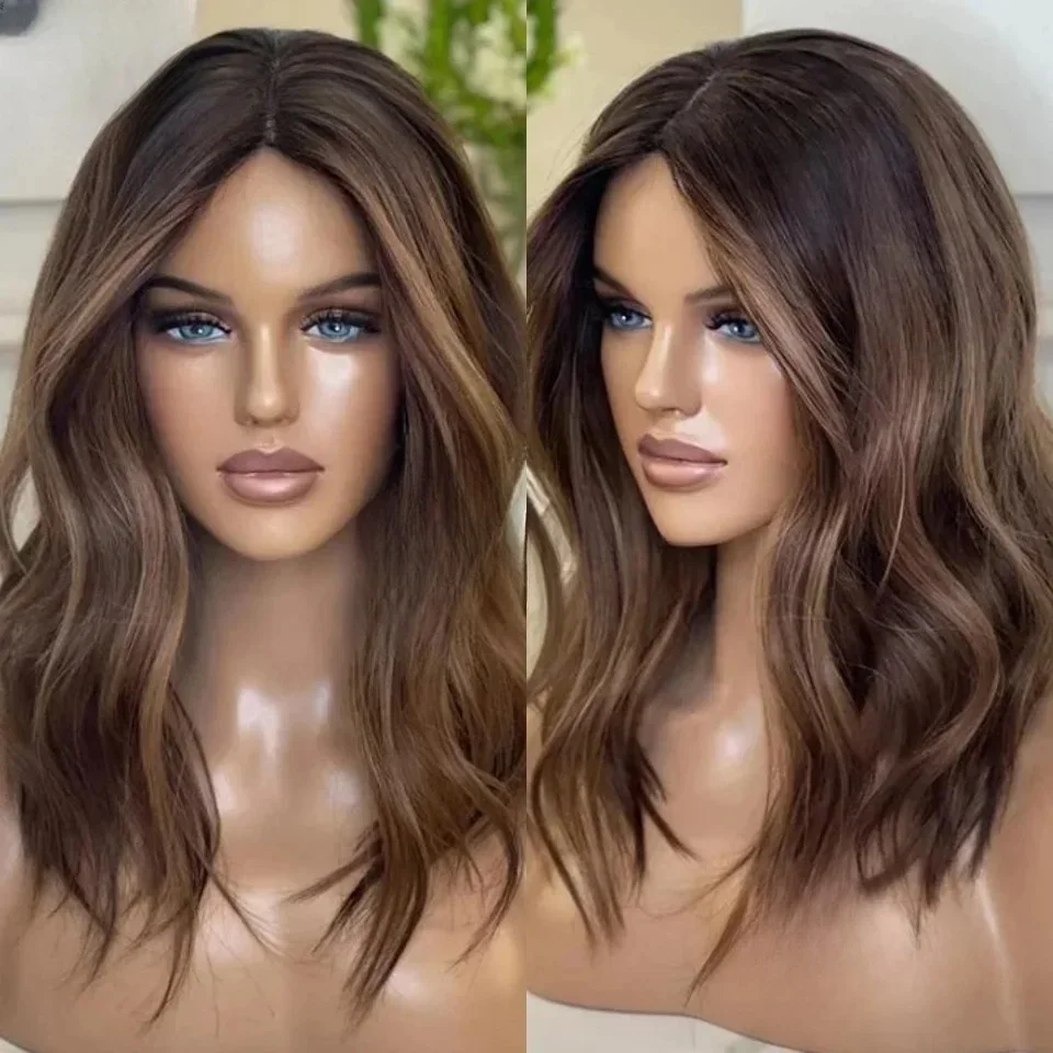 22“Long Highlight Blonde Body Wave Soft Glueless 5x5 Silk Base Jewish Human Hair With BabyHair HD Lace European Hair Preplucked