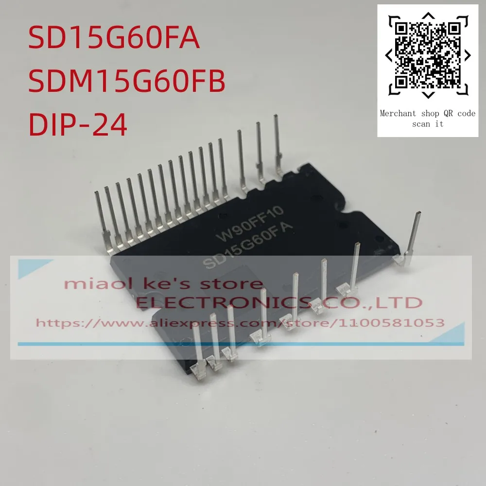 [1PCS]100% New Original SD15G60FA SDM15G60FB DIP-24 600V 15A  (IPM)  Variable Frequency Air Conditioning Module