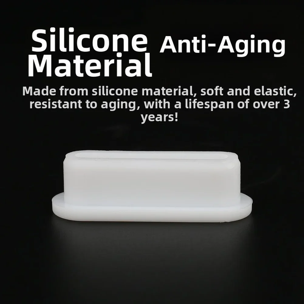 Oval Head Sink Stopper Silicone Seal Insert For Oval Basin Overflow Outlets Anti Leakage And Resistant Waterproof Design