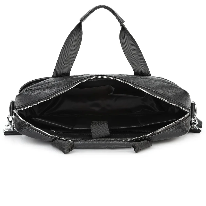 Valigetta in pelle di mucca da uomo nuova Borsa a tracolla grande Borsa a tracolla per documenti vintage Borsa da ufficio per uomo Custodia per attache