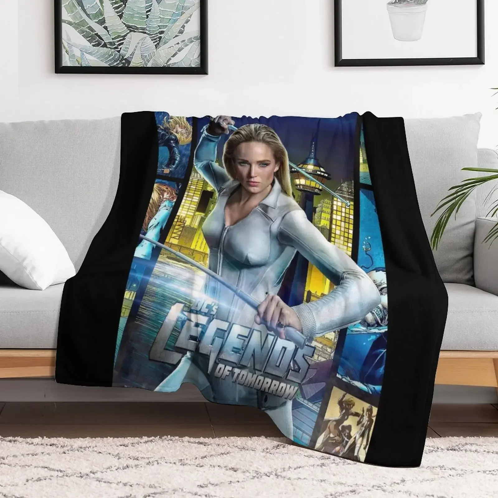 White Canary Poster Throw Blanket anime Bed Fashionable Beach Sleeping Bag Blankets