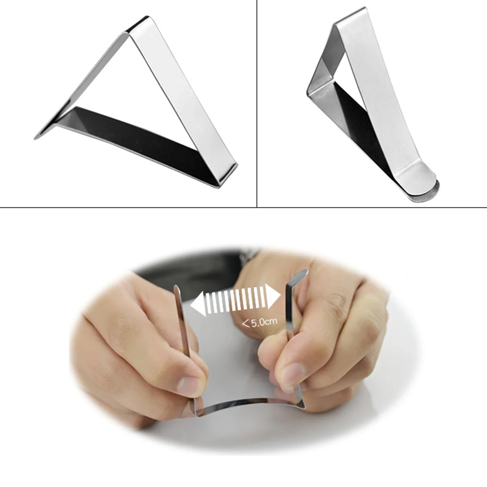 1Pc Tablecloth Clips Picnic Wedding Party Table Cloth Clamps Stainless Steel Tables Cover Clips Holder Clamp Home Accessories