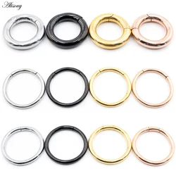 Alisouy 1PC Stainless Steel Round Circle Magnetic Ear Weights Heavy Expander Stretcher Plug Gauges Earring Body Piercing Jewelry