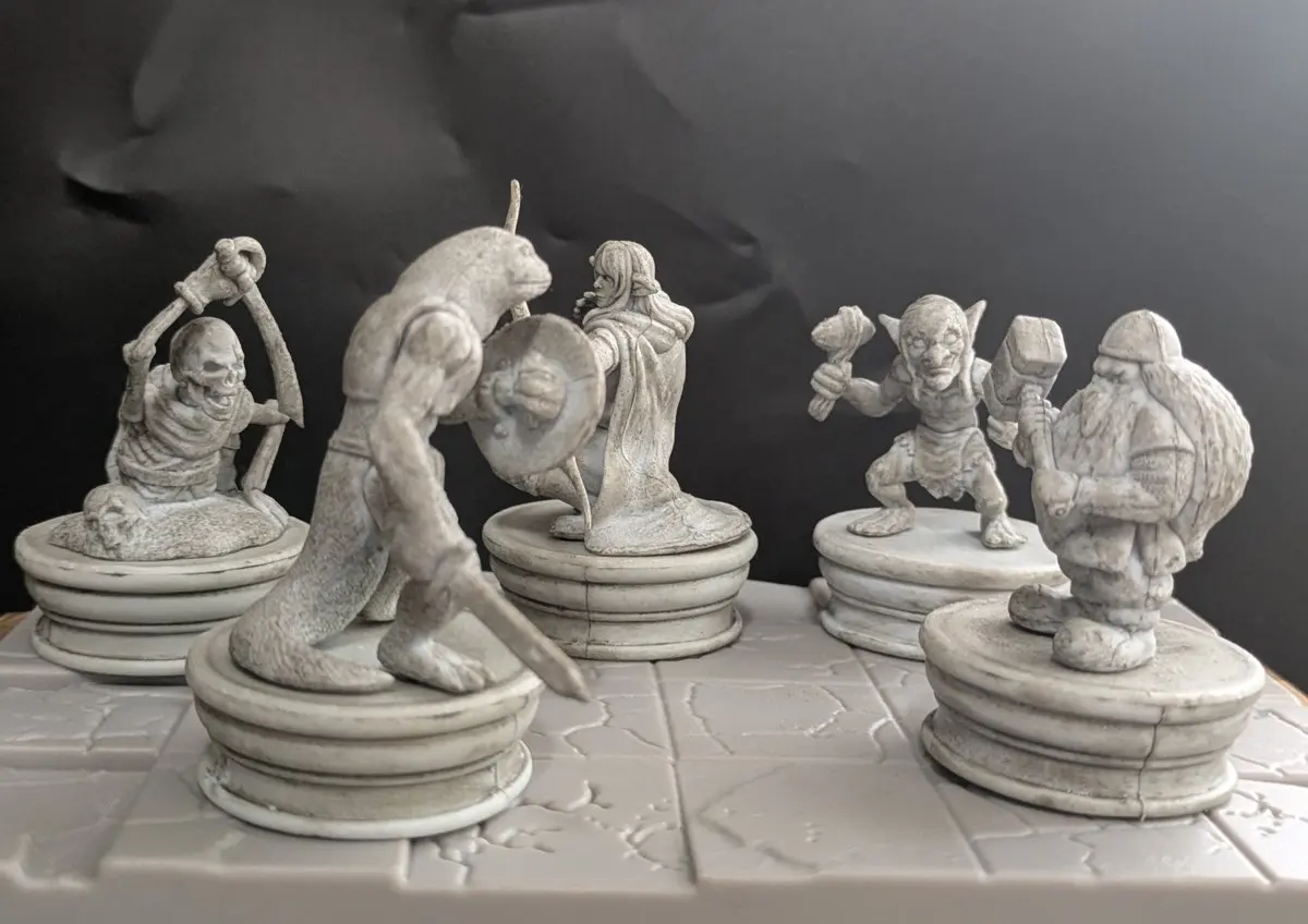 Yell capsule toys monstrous Fantasy World ~Statue~Goblin Undead Dwarf Lizardman Elf legend with base ornaments figures view 5