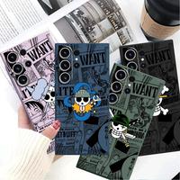 O-One P-Pie-ces Anime Phone Case for Samsung Galaxy S22 S23 Ultra 5G S20 FE S21 Plus S24 Ultra S21 Silicone Shockproof Cover