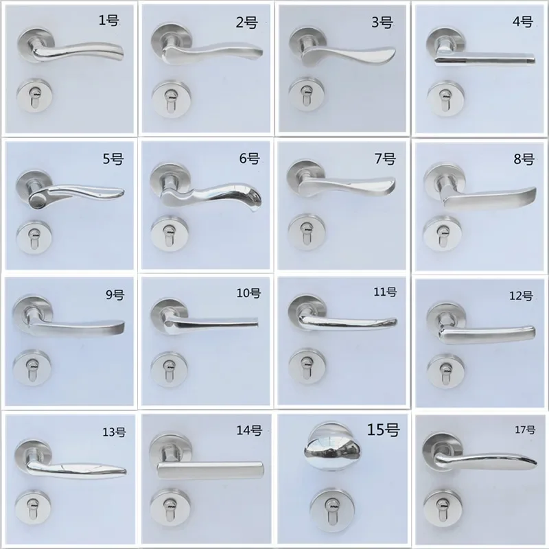 Durable304 Stainless Steel Split Lock Fire Door Lock Hospital Access Office Bedroom 72 Door Indoor Silent Room Lock