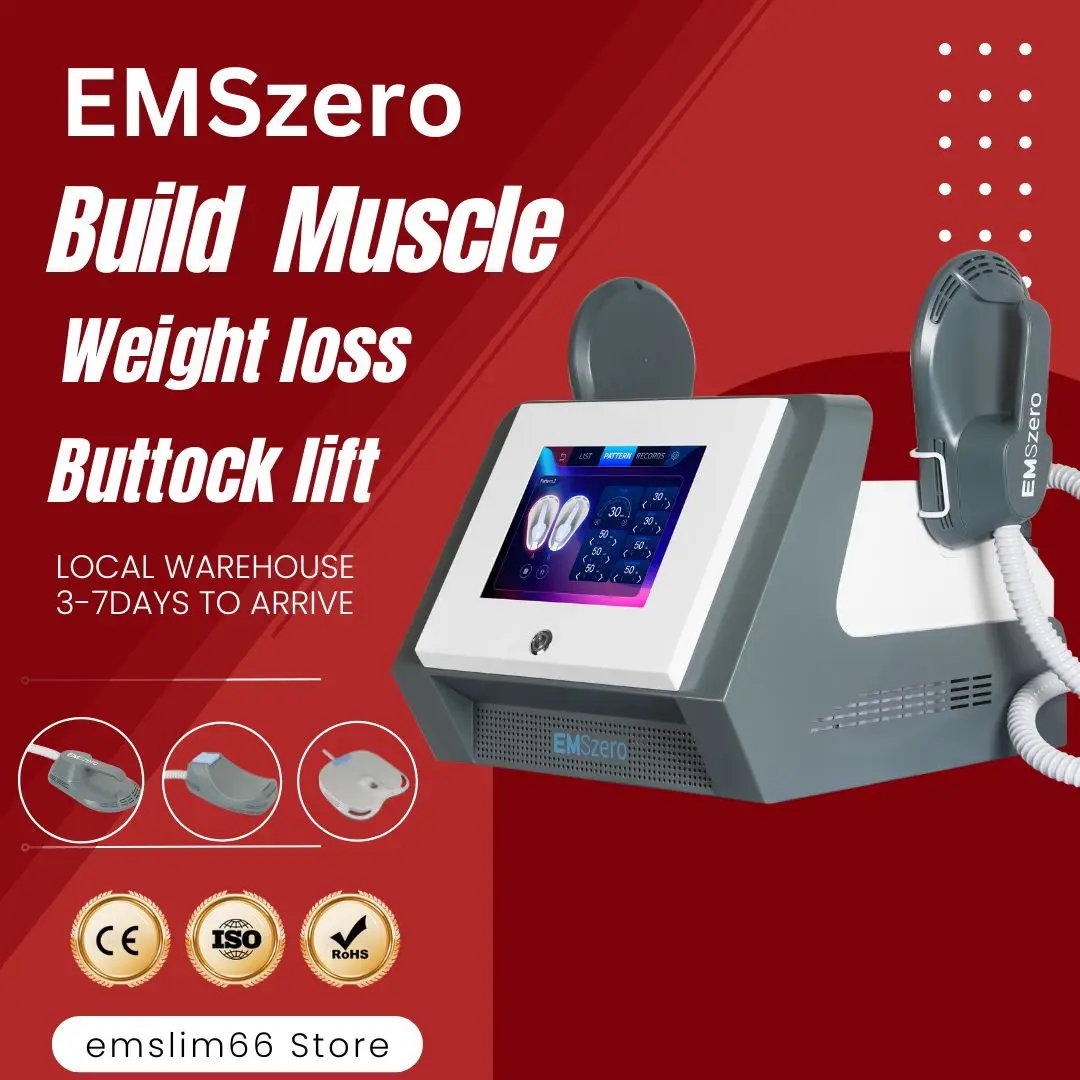 

EMSzero Sculpt Body Machine for Weight Loss Stimulating Muscle EMS Slimming Fat Removal High Power Fitness Sculpting 2 Handles