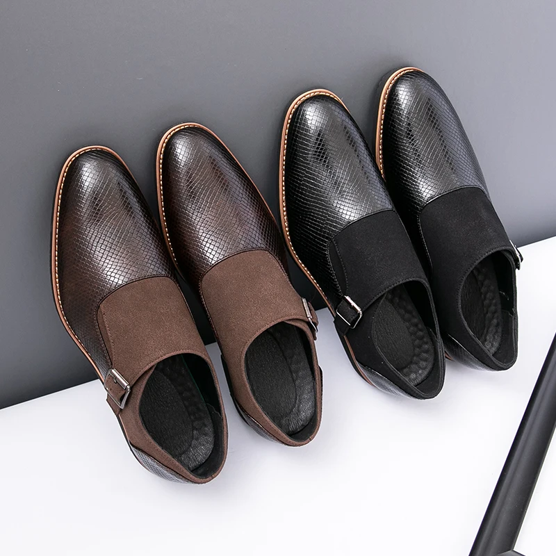 

Мужская деловая кожаная обувь, мужская удобная дышащая противоскользящая офисная брендовая обувь, джентльменская социальная обувь, размеры 38-46