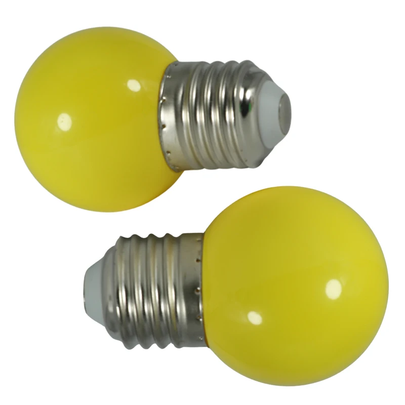 Ampoules Bulb E27 E26 Led 12V 24V 220V G45 2W Small Spotlight Colorful Home Decoration Holiday Christmas Light 12 Volt