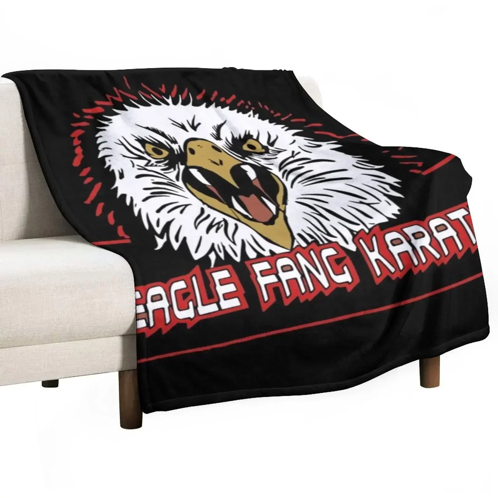 

Eagle Fang Karate Logo Throw Blanket Blankets For Bed Soft Plush Plaid Blankets