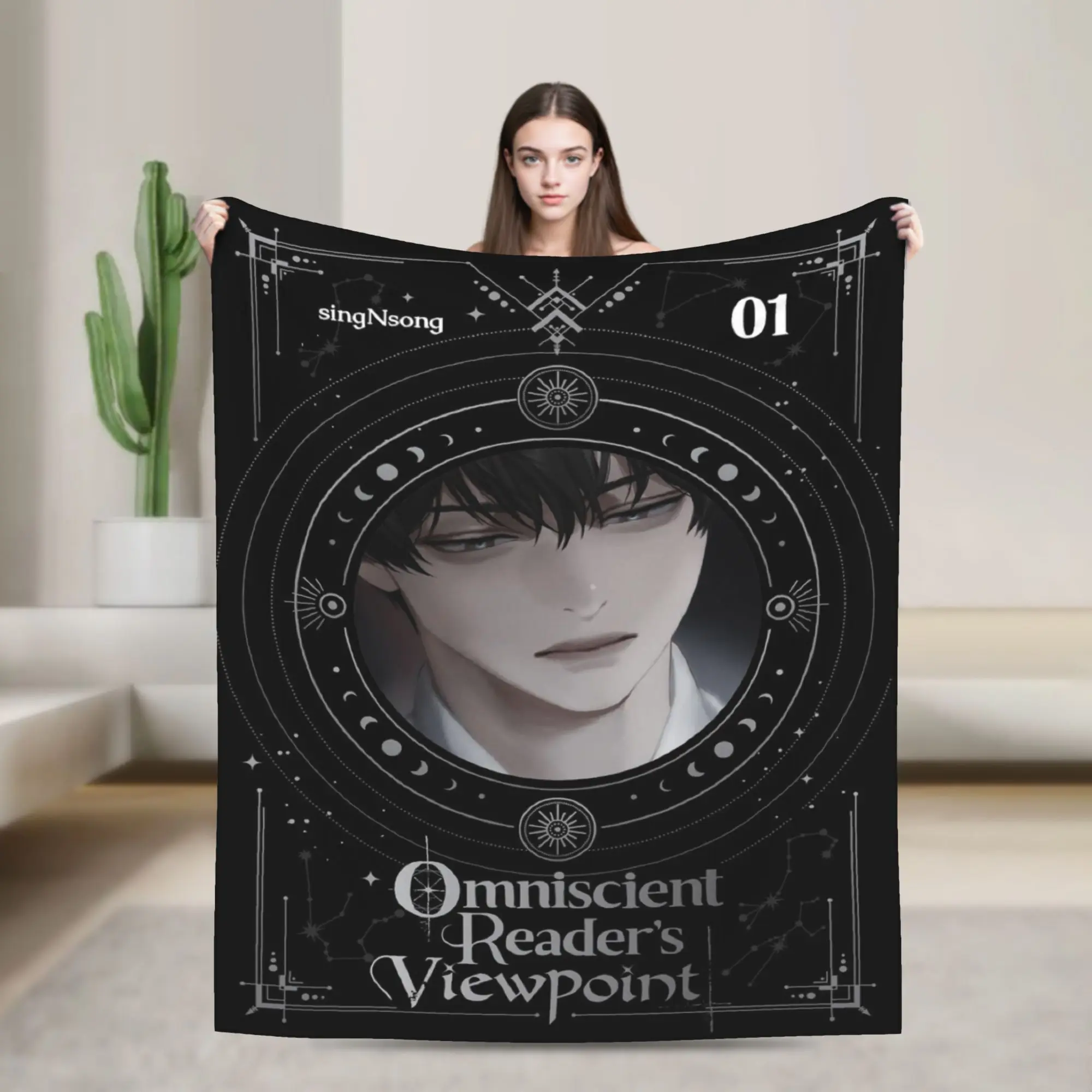 Funny Novel Omniscient Reader Viewpoint  Blanket Soft Flannel  Comfortable Throw Blankets Machine Washable