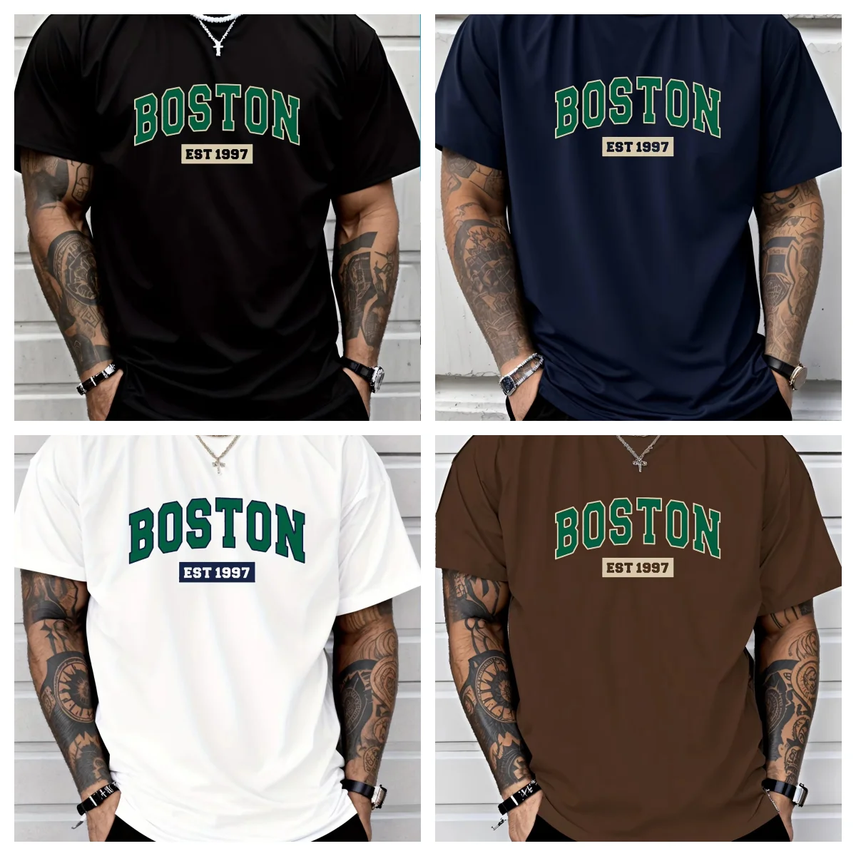 

The 2025 Summer New Men's T-shirt Is A Casual and Fashionable Outdoor Breathable and Lightweight Men's Wear with Letter Prints