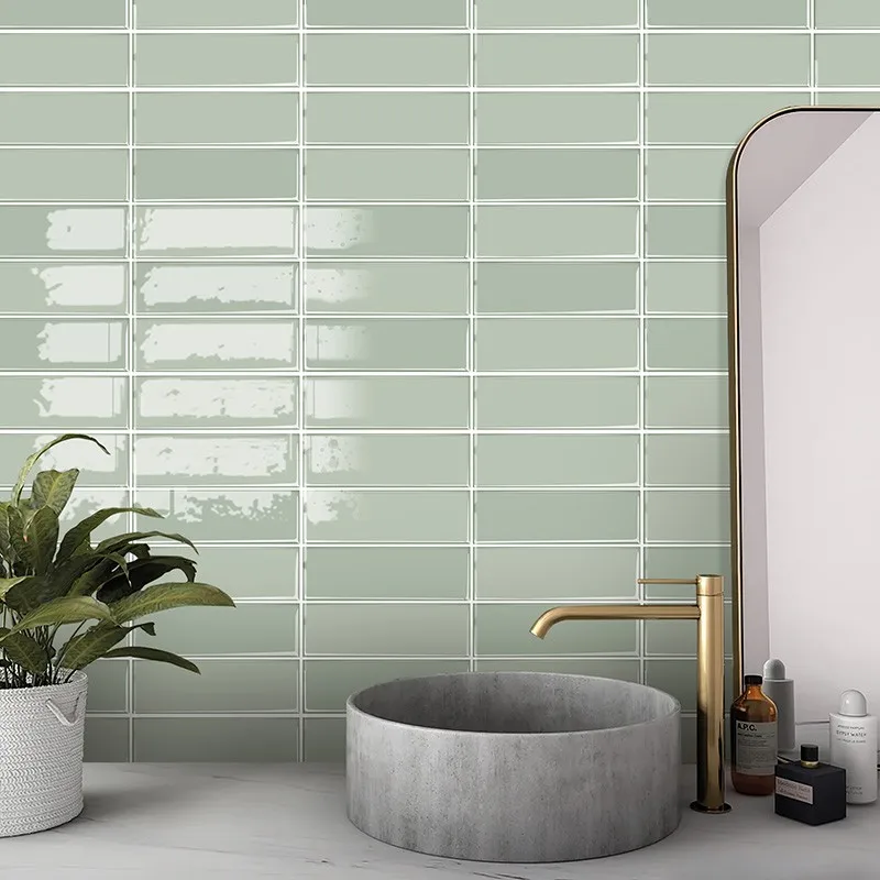 

5 Pcs Peel and Stick Backsplash Tiles, 10x10 Inch Self Adhesive Subway Tiles for Kitchen and Bathroom Wall, Easy Install DIY De