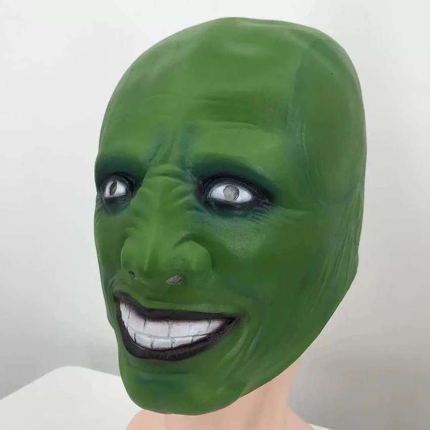 Sohn der Maske 2 Stanley Lpkiss Jim Carrey Clown Latex Halloween Lustige Gruselige Karnevalsparty Maskerade Festival Maske Requisiten