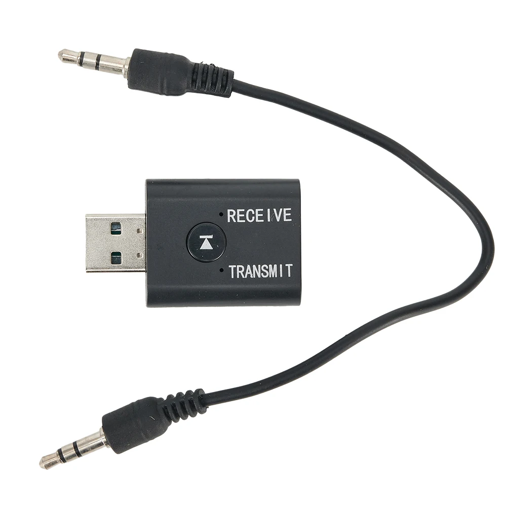 Car Transmitter Receiver 2 IN 1 Wireless Audio 3.5mm USB Aux Adapter Music Headphone Speaker Audio USB Aux Adapter 3.5mm  