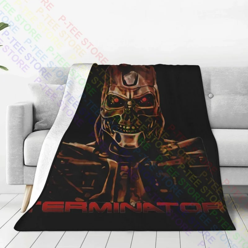 The Terminator Movie Code Red T 800 Arnold Schwarzenegger Blanket Classic Dust Cover Cover Blanket