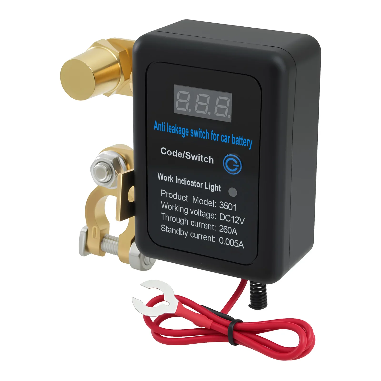 DC 12V Auto-Abschaltschalter 260A Batterie-Trennschalter mit Fernbedienung und LED für LKW – Detail 15