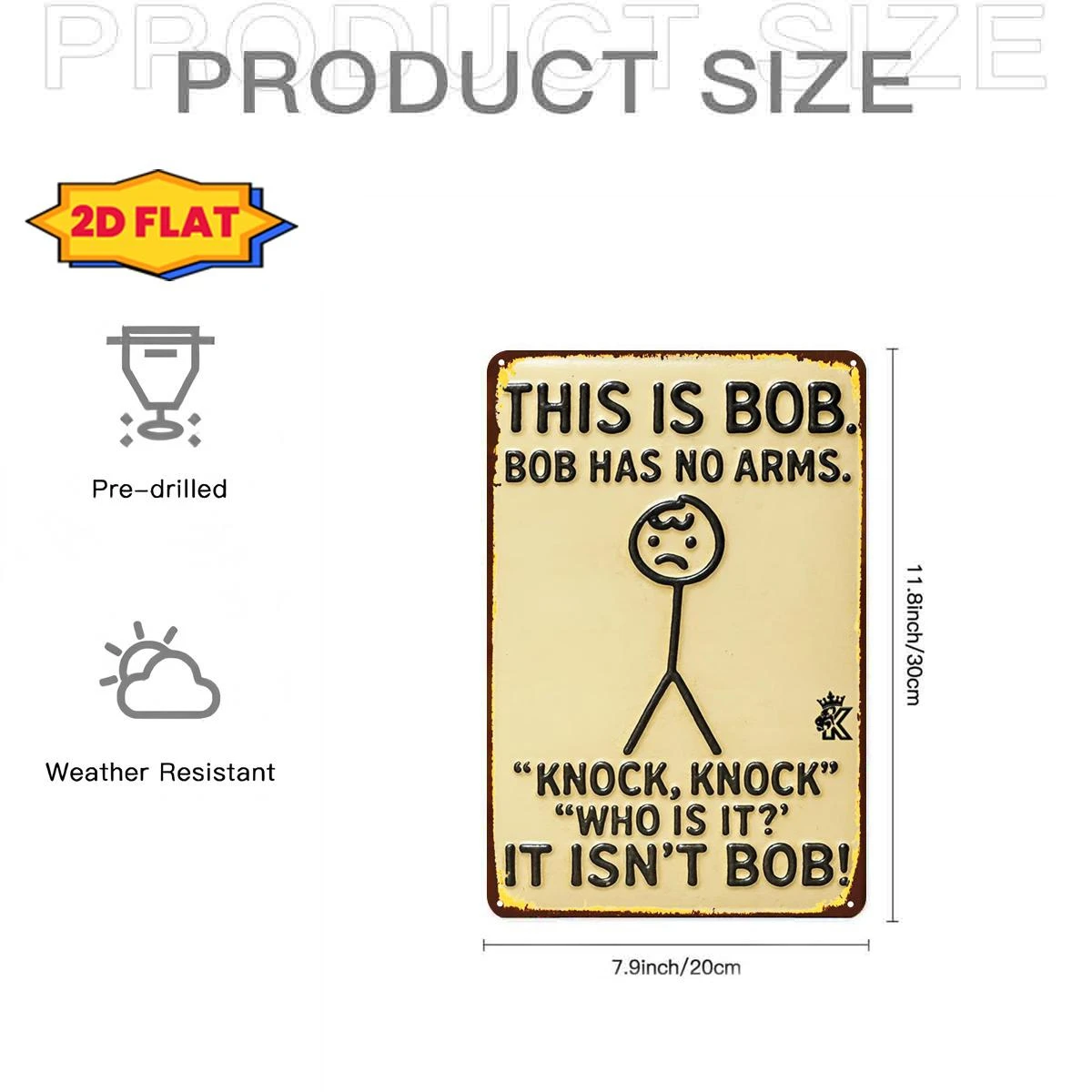 2D Flat, 1pc, Retro