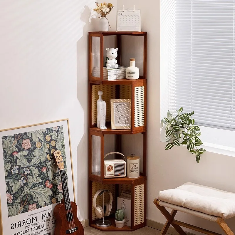 Simple bookshelf shelf floor stacking combination bookcase storage rack children's living room home wall storage storage